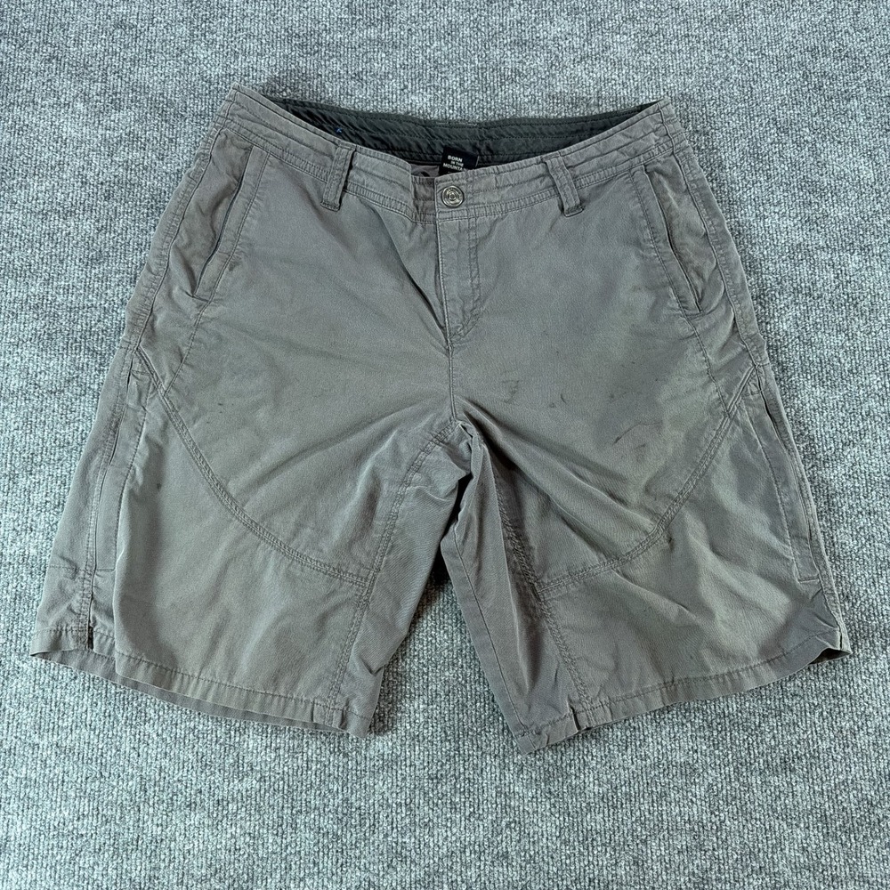 Kuhl Womens Gray Hiking Shorts Size 12 Outdoor Trail Cargo Pockets‎ Gorpcore